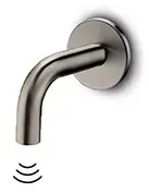 JEE-O slimline elektronische Wand-Waschtischarmatur kurz, dark steel, 800-1549 800-1549