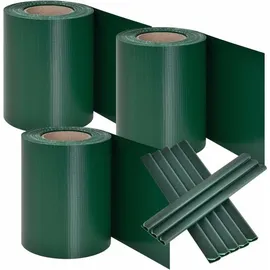 Juskys Sichtschutzstreifen 35 x 19 cm grün PVC 3 St.