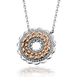 Silberkette GOLDMAID, rot (weiß rot), Halsketten, Silber 925 (Sterlingsilber)