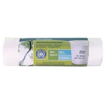 Secolan Secolan® Müllbeutel 20,0 l weiß 25,0 μm, 25 St.