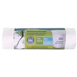 Secolan Secolan® Müllbeutel 20,0 l weiß 25,0 μm, 25 St.