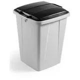 Durable Durabin 90 Mülleimer 90,0 l grau, schwarz