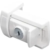 Burg Wächter WinSafe WZ 60 Tür- und Fensterriegel Zylinderschloss Weiß 45 x 80 x 36
