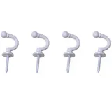 INDEKO Raffhaken INDEKO "Tours, rund", weiß, Ø:3cm, Metall, Raffhalter