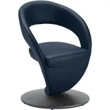 Moderano Stuhl, Schwarz, Dunkelblau, Metall, Textil, Drehteller, 62x86x61 cm, Goldenes M, Emas, Dgm, Lederauswahl, Stoffauswahl, Sitzfläche 360° drehbar, Gestellauswahl, Esszimmer, Stühle, Esszimmerstühle