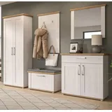 inn.furn Mirano Garderoben-Set 285 x 0 x 0 cm weiß