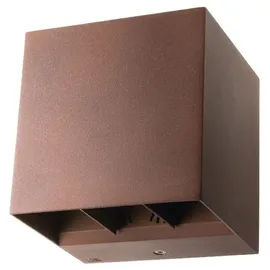 SG ARMATUREN Außenleuchte Corten 8 W inkl. Bewegungsmelder 2700 K