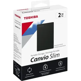 Toshiba Canvio Slim 2 TB USB 3.0 schwarz