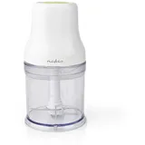 Nedis Nedis, Mini-Zerkleinerer 200W 0,5L Kunststoff mit Steuerung, Weiß - Transparent