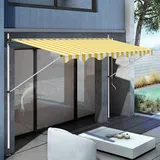 ORNDYDM Klemmmarkise,Markise 3m Breit,Markise Balkon,Balkon Markise,Balkon Markise Ohne Bohren,Balkon üBerdachung,Klemmmarkise 200cm Breit,Klemmmarkise 3m,Balkonmarkisem,Einfache Montage