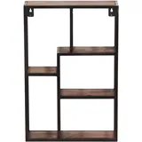 SIT Möbel Wandregal 'Madras', 40x60 cm Massivholz, Metall Mango