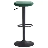 MID.YOU Barhocker, grün schwarz Stoff Eisen B/H/T: ca. 40x58x40 cm, - grün, schwarz