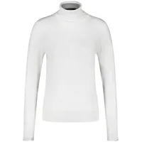 Taifun Damen Basic Pullover mit Rollkragen Langarm unifarben, Melange