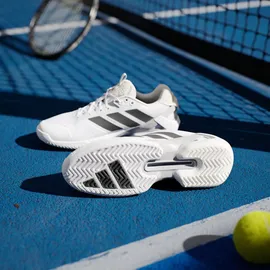 adidas Adizero Ubersonic 5 Herren Cloud White / Core Black / Silver Metallic 45
