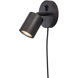 GOOD & MOJO Wandleuchte "JAVA", schwarz, Ø 12,00cm H: 12,00cm, Lampen, Nachhaltig