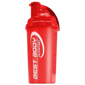 Best Body Eiweiß Shaker rot 700 ml mit Sieb