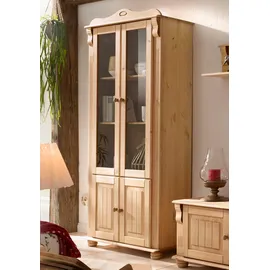 OTTO home Vitrine Adele 4-türig 185 x 0 x 0 cm Beige
