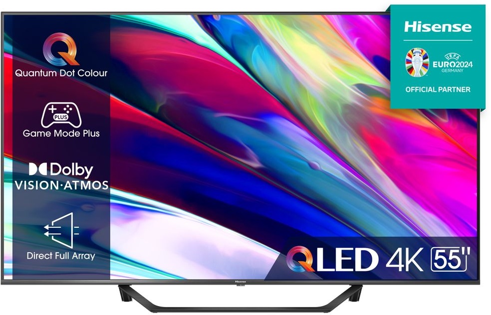Hisense 55A7KQ Fernseher 139,7 cm (55') 4K Ultra HD Smart-TV WLAN Schwarz 330 cd/m2