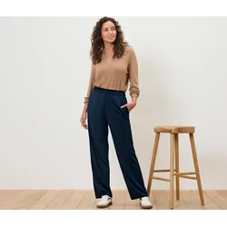 Tchibo - Komfort-Jerseyhose - Damen - Gr. XL - dunkelblau