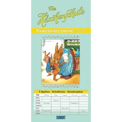 Familienplaner Häschenschule - 5 Spalten - Kalender 2026