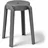 Mojawo Hocker Kunststoff 34 x 45 x 34 cm Grau