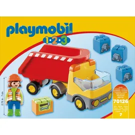 Playmobil 1.2.3 Kipplaster 70126
