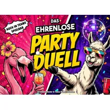 le verlag Das ehrenlose Party-Duell: 30 lustige Partyspiele für Erwachsene - Jeder gegen Jeden oder im Team spielbar - Perfekt für die WG Party, den JGA oder Studentenpartys (Die gnadenlosen Duelle)