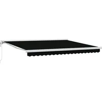 VidaXL Einziehbare Markise Schwarz 400x300 cm