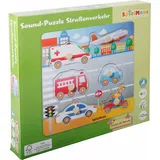 Vedes SpielMaus Holz Sound Holzpuzzle Straßenverkehr