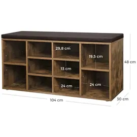 Möbel Kraft Custos 104 x 48 x 30 cm weiß / weiß