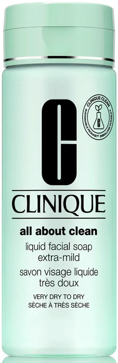 Clinique Liquid Facial Soap Extra-Mild sehr trockene bis trockene Haut, 200 ml