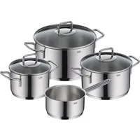 Silit Extra Cook Topf-Set 4-tlg. 3 x Kochtopf 16 cm + 20 cm + 24 cm + Stielkasserolle 16 cm