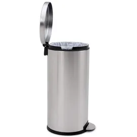 simplehuman Treteimer 30 l Silber