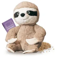 Habibi Plush Premium Faultier, herausnehmbare Hirsefüllung