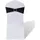 vidaXL Stuhlschleifen Stretch 25 St. Schwarz