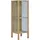 VCM Glasvitrine Jensol S 33 x 35 x 98 cm Braun