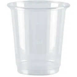 800x Schnapsglas, PET, klar, 2cl/4cl