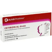Aliud Cetirizin AL direkt Lutschtabletten 21 St