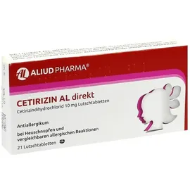 Aliud Cetirizin AL direkt Lutschtabletten 21 St