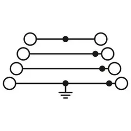 Phoenix Contact Schutzleiterklemme PT 2,5-PE/L/L/L