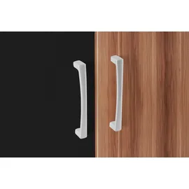 Priess Kleiderschrank wahlweise mit Kranzbeleuchtung schwarz