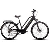 Saxonette E-Bike SAXONETTE "Premium Sport (Trapez)" E-Bikes Gr. 50 cm, 28 Zoll (71,12 cm), schwarz E-Bikes