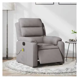 vidaXL Massagesessel Elektrisch Taupe Stoff
