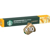 STARBUCKS Blonde Espresso Roast für NESPRESSO Kaffeekapseln (1 x 10 Kapseln)