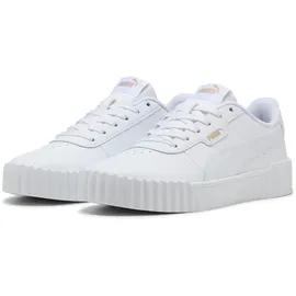 Puma Carina 3.0 Weiblich Sneaker PUMA White-PUMA gold