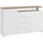 INOSIGN Aterno Kommode 154 x 94 x 40 cm Weiß / Natur