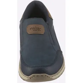 Rieker Slip-Ons Herren Blau/Braun 45