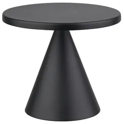 APS 17101 Tischleuchte "CONE MINI", Akku-Leuchte, inkl. Ladestation, USB-Ladekabel und Fernbedienung, Höhe 11,5 cm, schwarz