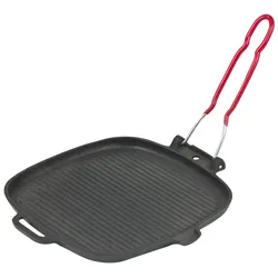 INVICTA Gusseisen Quadrat Grill INVICTA Gusseisen Quadrat Grill Schwarz