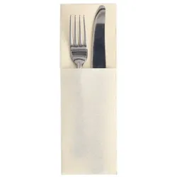 50 Servietten `ROYAL Collection` 48 cm x 30 cm champagner mit Besteckfalz